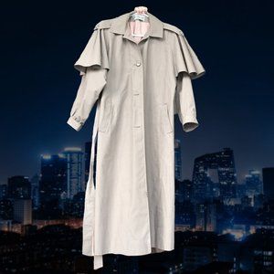 vintage tan fawn classic trench coat